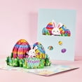 thumbnail image 3 of Biplut Creative 3D Effect Greeting Card Easter Style Festive Touch Paper Holiday Card for Party (Yellow), 3 of 13