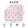 thumbnail image 4 of Pioneer Flower Floral Print Pattern Kitchen Dish Drying Mat 1 Pack, Ultra Absorbent Microfiber Drainer Mat, 16"x18", 4 of 6