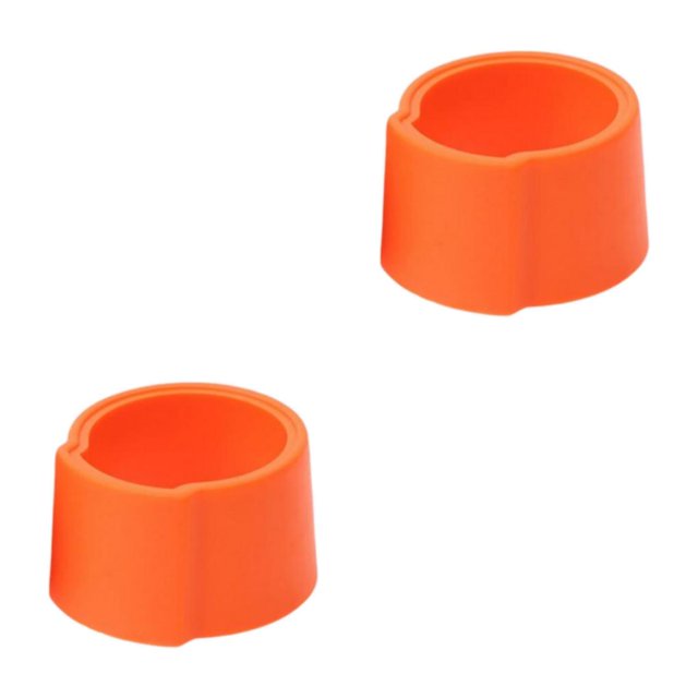 maskred Adjustable Silicone Saxophone Fastener Clip Versatile and Practical Saxophone Accessories for Professionals Concert Orange 3 x 2cm 2Set