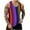 Multicolor#15, variant on ZCFZJW Workout Tank Tops for Men Casual Tie Dye Colorful Striped Print Summer Sleeveless Vest Trendy Athletic Quick Dry Beach Hawaiian T-Shirts Multicolor#18 L