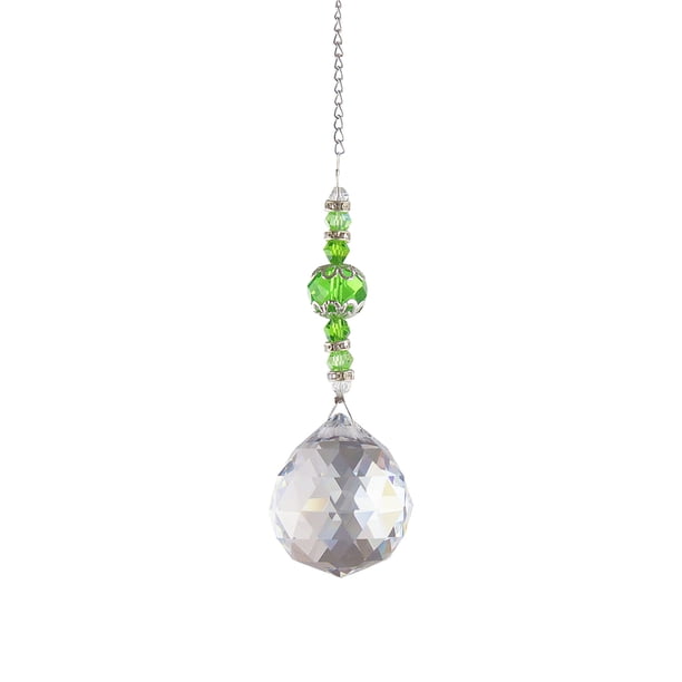 Cristal Transparente FLhrweasw para Atrapar La Luz Verde