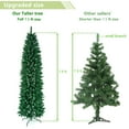 Ktaxon 7.5FT Tall Slim Pencil Artificial Christmas Tree with