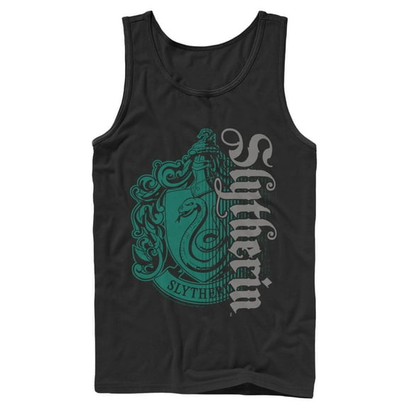 Men's Harry Potter Slytherin Dark Badge Logo Tank Top