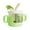 Green, variant on TOUMENY Weighted Straw Trainer Cup, Silicone Sippy Cup with Leak-Proof Flip Top, Clear Measurement Scale for Toddlers Learning to Drink Independently