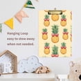 thumbnail image 4 of FORMRS Acrylic Clipboard with Low Profile Clip Standard A4 Letter Size, 12.5" x 9", Sunshine Pineapples, 4 of 8