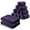 Purple, variant on IR Imperial Rooms Fleece Blanket Bulk Pack of 12 For Wholesale Soft Fluffy Washable Winter Bed Blanket & Reversible Throw Cozy 90x90 Queen Size Purple