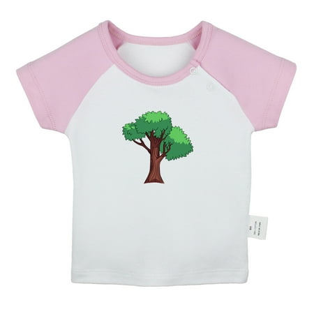 

Nature Pattern Jungle T shirt For Baby Newborn Babies T-shirts Infant Tops 0-24M Kids Graphic Tees Clothing (Short Pink Raglan T-shirt 6-12 Months)