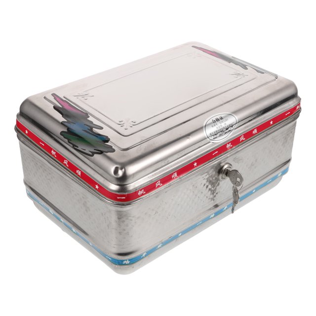 Raindrops Silver Motorcycle Rear Tail Box Stainless Steel Secure Lock Ample Storage for Luggage