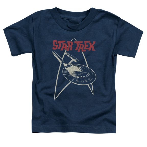 Star Trek Ship Symbol Toddler T-Shirt Navy