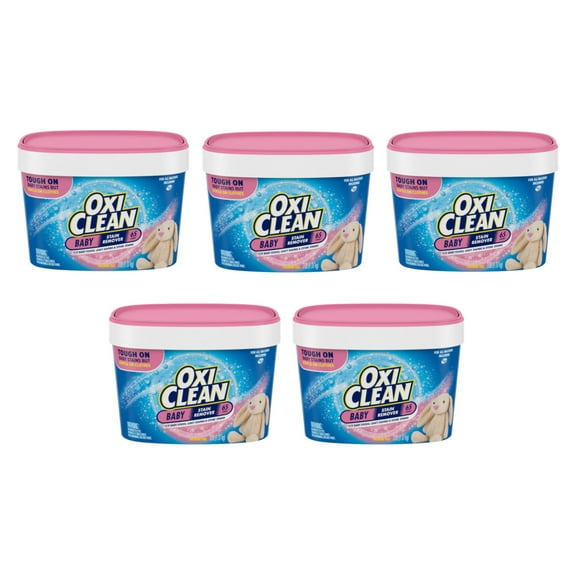 OxiClean Baby Stain Soaker, 3lbs. - Pack of 5
