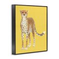 thumbnail image 2 of Stupell Industries Modern Exotic Cheetah over Yellow Black Framed Giclee Art, 16 x 20, by Karolina Sato, 2 of 8