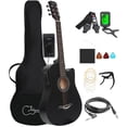 thumbnail image 1 of 38 inch Electroacústica Guitarra Guitarra acustica con Afinadores,Correas,Cuerdas para Instrumentos,, 1 of 8