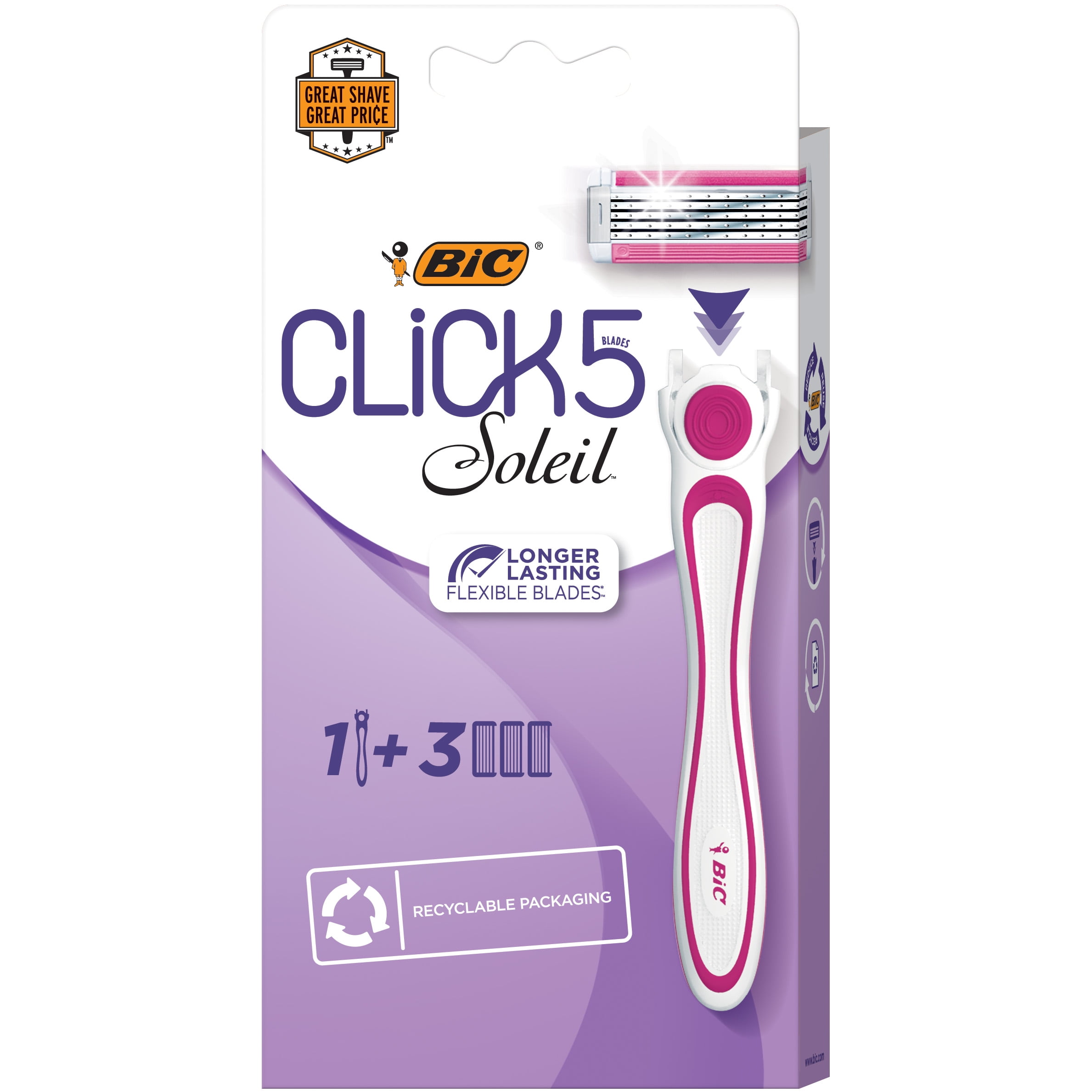 Click soleil 5. Bic click soleil 5. бритва 5 click.