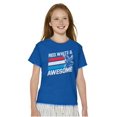thumbnail image 3 of Red White Awesome American Patriot Crewneck T Shirts Boy Girl Teen Brisco Brands XS, 3 of 6