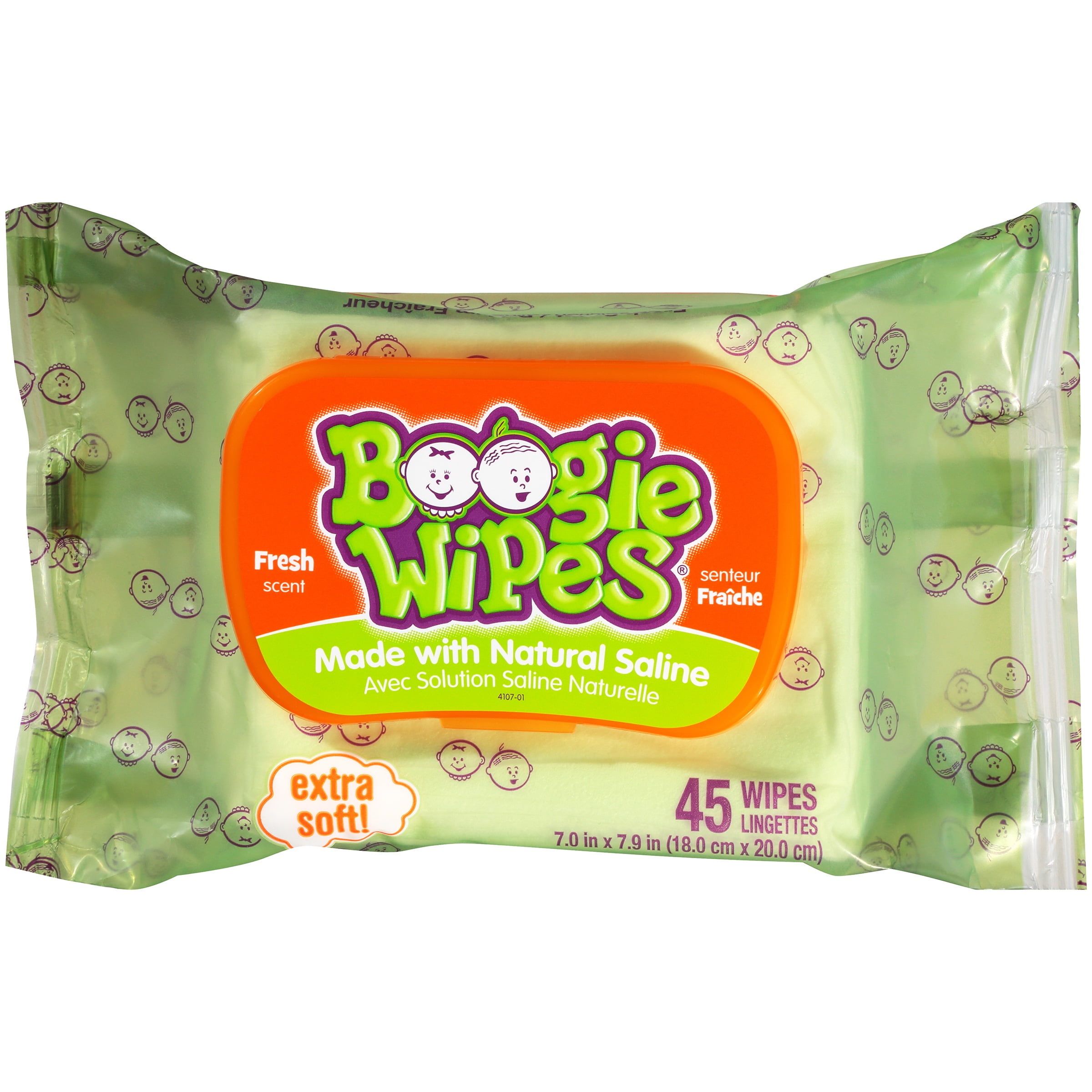 Boogie Wipes® Extra Soft Fresh Scent Wipes 45 ct Pack