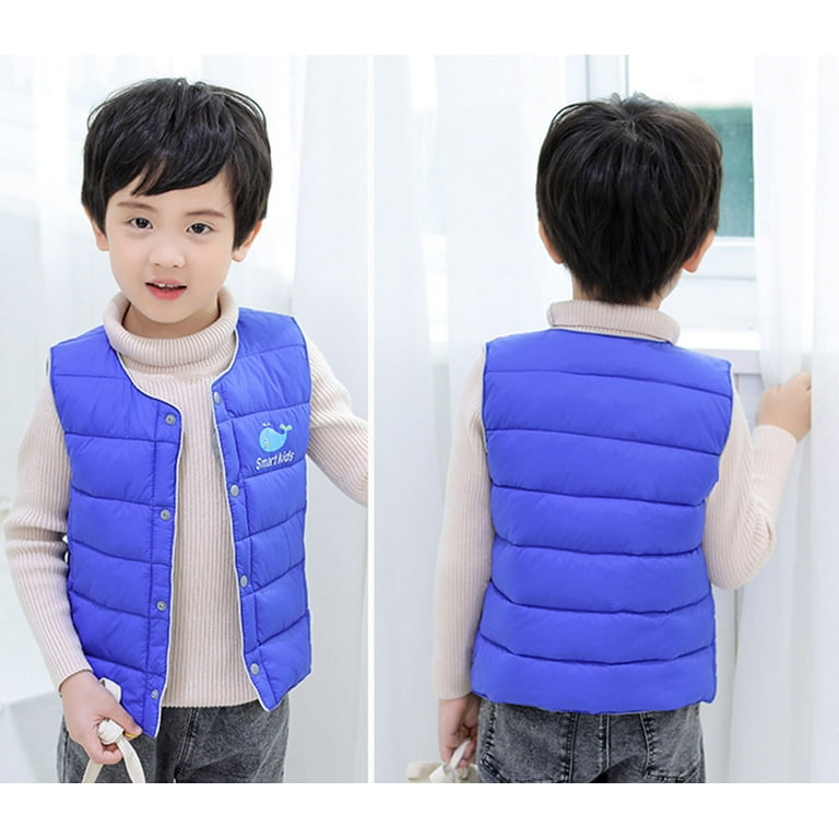 Aayomet Winter Coat Kids Coat Coat Boy Jacket Hooded Warm Children Jacket Fashion Clothes Winter Boys 2 Years Old Boy Winter Coat Blue 8 10 Years