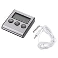 thumbnail image 4 of Digital Fridge Thermometer with Large LCD Display Refrigerator Temperature Meter with High Low Temperature Alarm and Stand, 4 of 7