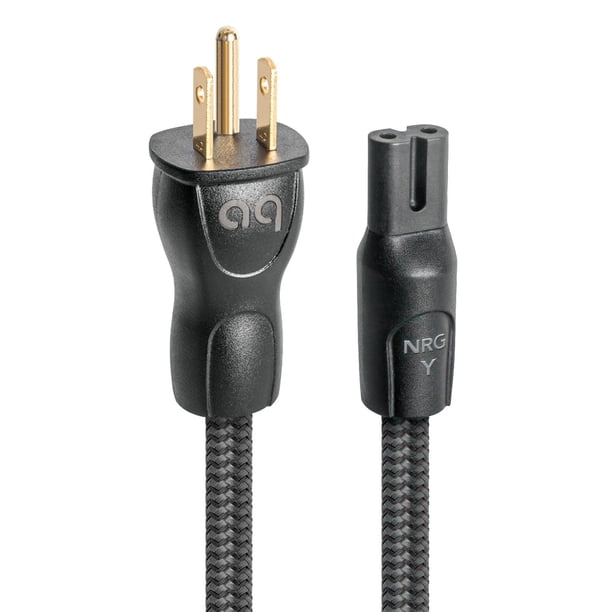 Cable de alimentación AudioQuest NRG-Y2 de 2 m con conector C7, negro