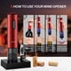 thumbnail image 3 of Abrebotellas Eléctrico para Vino Secura SWO-3N Recargable Rojo, 3 of 9