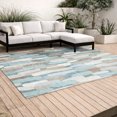 thumbnail image 3 of Addison Rugs Chantille Indoor/Outdoor Transitional Modern Teal Machine Washable Rectangle Rug, 10' x 14', 3 of 10