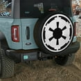 thumbnail image 2 of Galactic Empire Black And White Fabric Spare Tire Cover, S.W Tire Decor Weatherproof Dust-Proof Protectors For Suv Rv Camper Trailer Truck 14 15 16 17 18In, 2 of 5