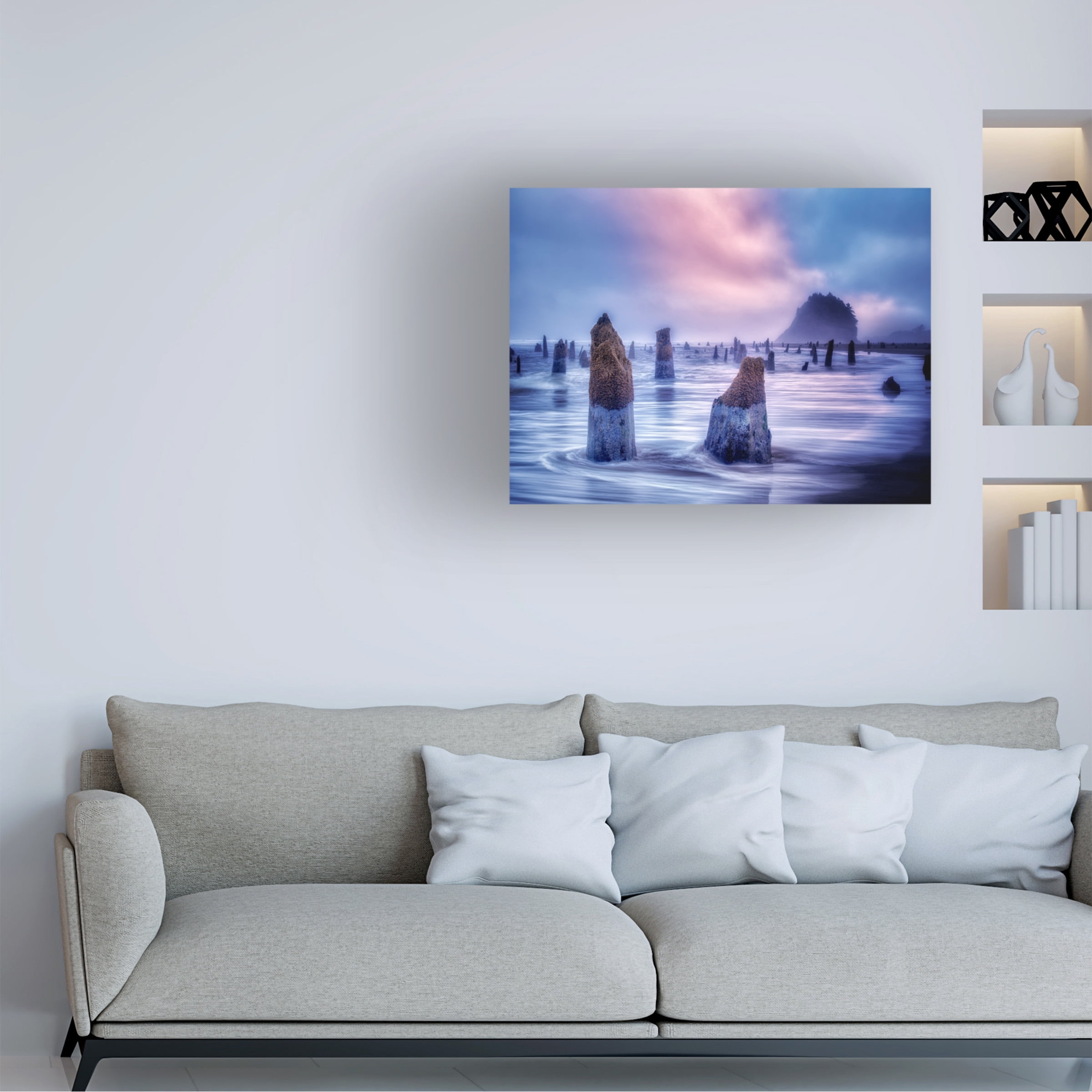 Dennis Frates 'The Ghost Forest 1' Canvas Art