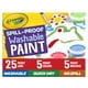 thumbnail image 1 of Set de pintura Crayola a prueba de derrames, 25 colores, lavable para niños a partir de 3 años, 1 of 9