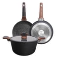thumbnail image 1 of Batería de cocina Crown Baccara Negro 4 piezas, 1 of 4