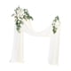 thumbnail image 4 of Arco de boda con flores y cortinas para decoración, hermosas flores artificiales, para fiestas, vacaciones, bodas y más., 4 of 9