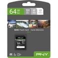 thumbnail image 3 of PNY Elite-X 64 GB Class 10/UHS-I (U3) SDXC, 3 of 4