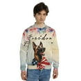 thumbnail image 4 of Freedom Belgian Malinois on Independence Day 4th of July All Over Print 3D Baseball Jacket Sheepdog Dog Lover Gifts Bomber Jacket Softball - 01005, 4 of 6