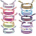 thumbnail image 3 of Pulsera tejida de estilo étnico único, borlas de colores, amistad afortunada, cuerda hecha a mano, 3 of 6