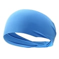 thumbnail image 1 of Diadema elástica para hombres y mujeres, tocado transpirable con absorción de sudor (azul), 1 of 2