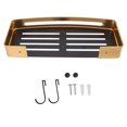 thumbnail image 2 of Floating Wall Shelves, Aluminum Durable Rustproof Bathroom Shelves Flexible Structure Paint Process  For Hotel For Showers, 2 of 8