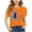 E189-Orange, variant on hengsof Girls Cute Sunflower Graphic Printed Short Sleeve T-Shirt Sweet Casual Pullover Stylish Crew Neck Top 3-15 Years
