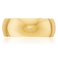 thumbnail image 5 of 14K Solid Yellow Gold 8mm Half Round Plain Classic Wedding Band Ring, 5 of 12