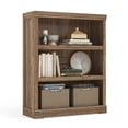 thumbnail image 4 of LINSY HOME 40in 3 Tier Bookshelf, Small Bookcase Shelf Storage Organizer, Modern Book Shelf for Bedroom, Living Room and Home Office, Dark Brown, 4 of 8