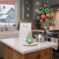 thumbnail image 5 of Stylish Metal Hanging Christmas Tree Wind Spinner - Colorful Decor with Green ' 20 ' & Red Star Perfect for Yard & Garden, 5 of 6
