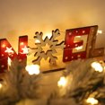 thumbnail image 3 of Adornos navideños adornos de letras de madera., 3 of 5