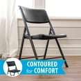 thumbnail image 5 of Lifetime A-Frame Folding Chair, Black (Set of 4)-81169, 5 of 10