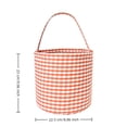thumbnail image 6 of Halloween Basket, Trick or Treat Basket, Cute Plaid Candy Bucket, Small Baskets Barrel, Jack O Lantern Bags, 6 of 10