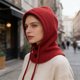 thumbnail image 4 of CaiYueKe Women's Knitted Shawl Collar Hat Winter Warm Scarf Neck Warmer Protector Fashion Versatile Layering Accessory Soft Stretchy Beanie Cap, 4 of 7