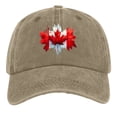 thumbnail image 4 of AJGRHE Unisex Style Baseball Cap With Patriotic Print Adjustable Hat For Outdoor Activities Khaki One Size, 4 of 4