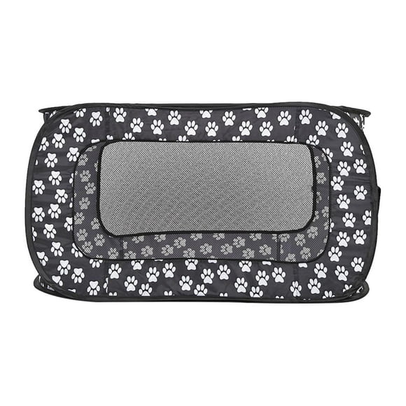 Transportín Plegable de Tela Oxford para Mascotas, Perrera Abierta Grande, Perrera Portátil para , Cama Impermeable para Mascotas, Perrera Jinwen Porta animales plegable