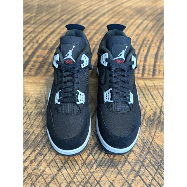 Ni - ke Jordan 4 Retro Black Canvas SZ 13M, Rare Find, Best Price On eBay, Ship Today