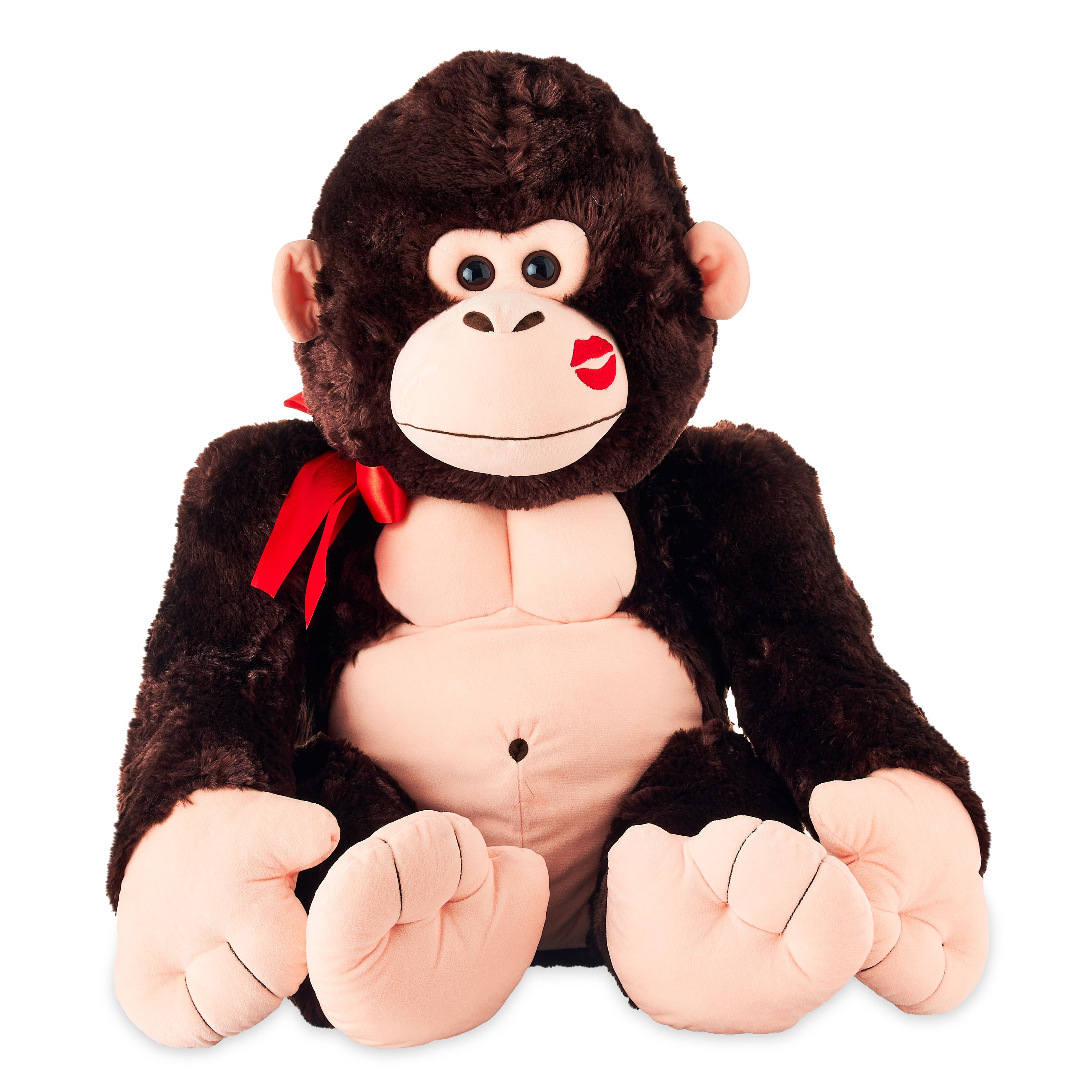 Way To Celebrate Valentine's Day Large Gorilla Plush