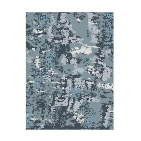 Canvas Wall Art - Maliq 'Topology 2-2' Wall Art for Living Room, Bedroom, or Office Décor by Trademark Fine Art - 14 x 19 Inches
