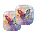 thumbnail image 5 of Jeiento Butterfly Car Windshield Sun Shade for Women Foldable Car Sun Visor for SUV Trunk Van Car Accessories Interior Set Sunvisor Cover 2 Pack Automotive Windshield Sunshades, 5 of 7