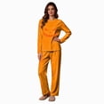 thumbnail image 5 of Matching Family Halloween Pajama Sets Womens Mens Kids Baby Pjs Long Sleeve Sleepwear Holiday Lounge Outfit-Woman, 5 of 7
