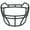 BLACK, variant on Schutt Youth Vengeance V-EGOP-II YF Football Facemask, Carbon Steel, Purple